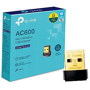 Adaptador Usb Wireless TpLink AC600 T2U Nano Dual