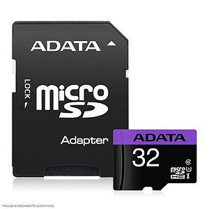 Memory Card Micro Sd 32gb Adata V30 Classe 10 100mb/S