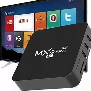 Conversor Smart Tv Box Mxq Pro 4k 128gb + 512gb Android 12.1