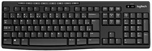 Teclado Sem Fio Logitech k270 Preto