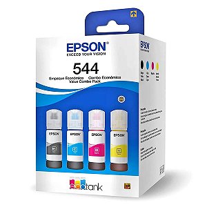 Kit Refil Tinta Epson Original T544 04 Cores
