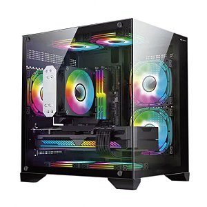 Gabinete Gamer Hayom GB1795 C/ 03 Fan Incluso S/ Fonte