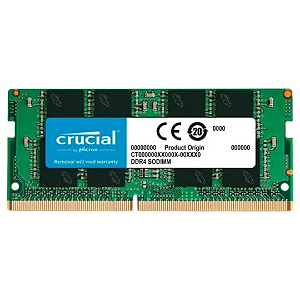 Memória Notebook DDR4 16gb Crucial 3200mhz CT16G4SFRA32A