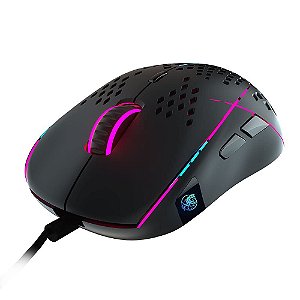 Mouse Gamer USB Draxen DN80 RGB 6200dpi