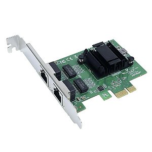 Placa Rede Dual Port Vinik Gigabit Suporte Low Profile