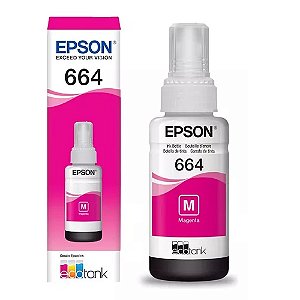 Refil Tinta Original Epson T664320 Magenta 70ml