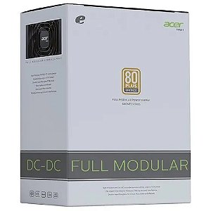 Fonte ATX 650w Acer AC650 Full Modular 80 Plus Bronze Preta