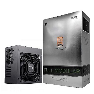 Fonte ATX 750w Acer AC750 Full Modular 80 Plus Bronze Preta