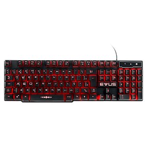 Teclado Gamer USB Evus Thunder TC-05 Com Led Abnt2