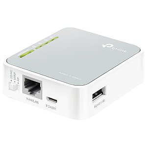 Roteador Wireless 3G 4G TP-Link TL-NR3020 1 Wan 3 Lan USB