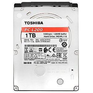 Hd Notebook 1tb Toshiba PC L200 128mb 5400rpm 2,5"