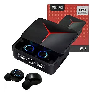 Air Fone Bluetooth M90 PRO V5.3 TWS Preto