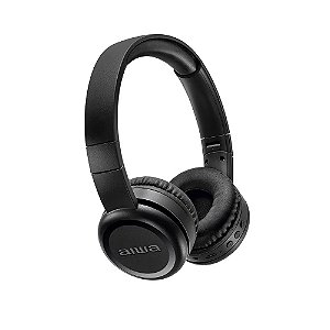 Fone Headphone Bluetooth Aiwa AWS-HP-03-B C/Mic Preto
