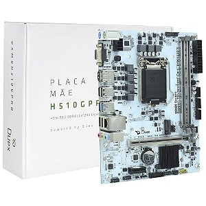 Placa Mae 1200p Duex DX H510 Pro M.2 Hdmi Vga DP DDR4 Lan