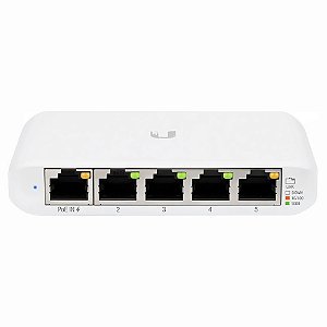 Switch Rede 05p Unifi USW-FLEX-MINI BR Gigabit