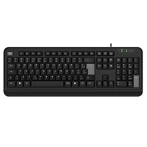 Teclado Usb PCYES Comfort CMFBK Cabo 2m
