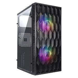 Gabinete Gamer Vinik Wave Preto S/ Fonte