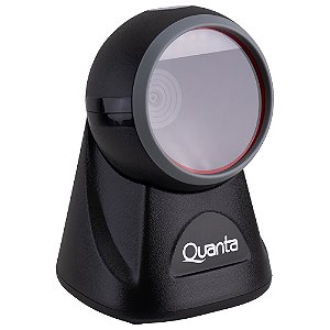 Leitor Código Barras Fixo Quanta QTLCE170 1D 2D Usb Preto