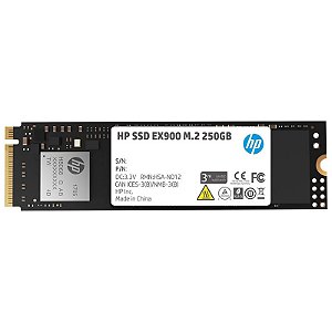 SSD M.2 250gb HP EX900 Nvme 2100 Mbps