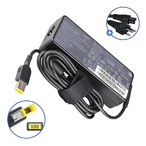 Fonte Carregador Notebook Lenovo 20v-3,25a 65w Pino Quadrado