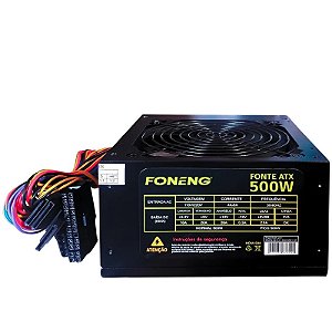 Fonte ATX 500w Foneng HDW-0004 S/ Embalagem S/ Cabo