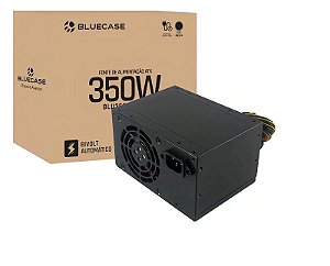 Fonte Atx 350w Bluecase BLU350-ATPS Bivolt Auto c/ Cabo
