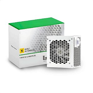 Fonte Atx 500w Bluecase BLU800-ATPS Bivolt Auto Branco