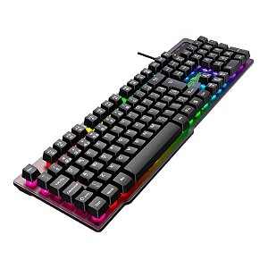 Combo Gamer Teclado Mouse Usb Viper Pro Naja Semi Mec RGB