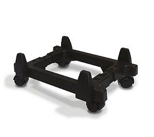 Suporte Gabinete Force Line Preto C/ Rodinhas