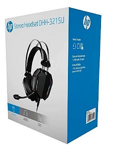 Fone Headset Gamer USB HP DHH-3215U Preto