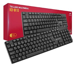 Combo Teclado Mouse USB C3Tech KT-150BK Preto