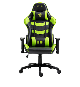 Cadeira Gamer Draxen Dn3 Reclinável Preto e Verde
