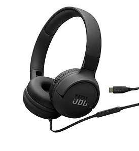 Fone Hedphone P3 JBL Tune T500 Pure Bass 3,5mm Preto
