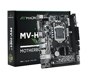 Placa Mãe 1155p Macrovip MV-H61.V2 M.2 Hdmi Vga DDR3 Giga