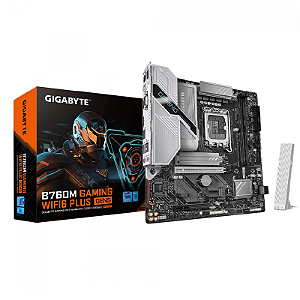 Placa Mãe 1700p Gigabyte B760M Gaming Plus Wifi DDR4 DP / Hdmi