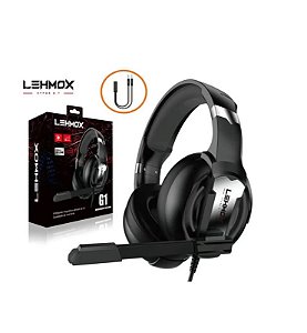 Fone Headset Gamer P3 Lehmox LEY-2248 Preto