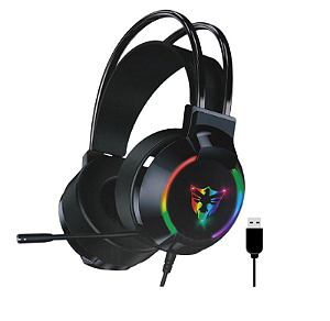 Fone Headset Gamer USB Sate AE-304 Gaming RGB