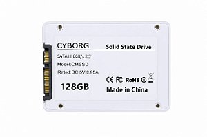 SSD 128gb Cyborg SD-07 Branco Sata3 2,5"