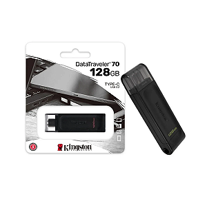 Pen Drive 128gb Kingston Datatraveler DT70 USB-C 3.2 Type C