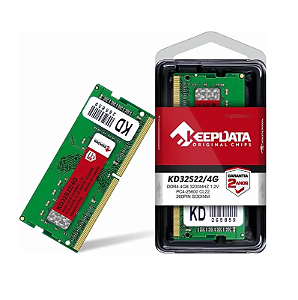 Memória Notebook DDR4 4gb Keepdata 3200mhz