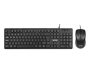 Combo Teclado Mouse Usb Vinik SC100 Slim Preto