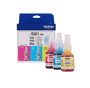 Combo Refil Tinta Brother BT50013PK 3 Cores
