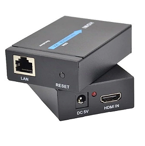 Extensor Video Hdmi / Cabo Rede Rj45 Cat6 Até 60mts