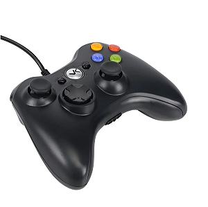 Controle Xbox 360 PC USB Vinik Retrô X360