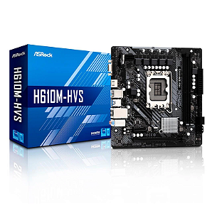 Placa Mae 1700p AsRock H610M-H VS M2 Hdmi DDR4