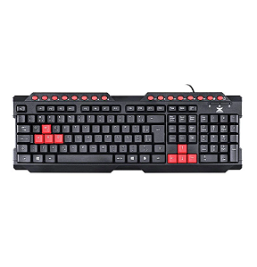 Teclado Gamer Usb Vinik GT100 VX Gaming Dragon V2 Verm