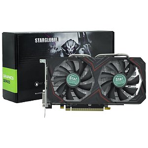 Placa Vídeo 8gb RX590 Star GDDR5 256bits Dual Fan Direct 12