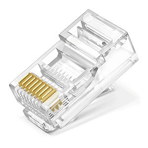 Conector RJ45 Cat5 Com 10 Unid