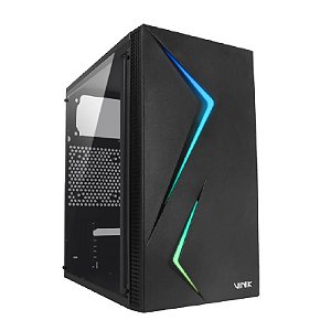 Gabinete Gamer Vinik Twin Edge Preto