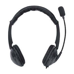 Fone Headset USB Vinik Office Corp Duo VK390 Preto